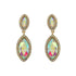 TWO-TIER HALO EARRINGS